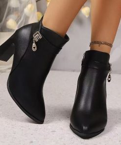 Alternative view of China Premium  Leather Quality Ladies boot 3+ high hill