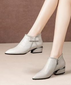 Alternative view of China Premium  Leather Quality Ladies boot 1+ high hill