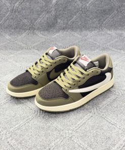 Jordan 1 Low Travis Scott Olive (Grade Ome)
