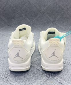 Alternative view of Jordan 4 white silver (Grade  Ome)