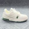 LV Trainer Sneaker - Off White & Sage Green Premium  1.1