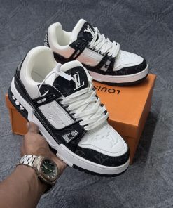 Alternative view of Louis Vuitton Trainer White Black (Premium Quality)